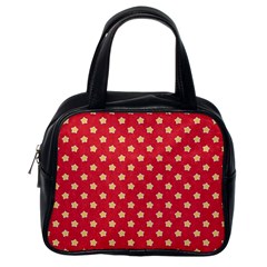 Red Hot Polka Dots Classic Handbag (one Side) by WensdaiAmbrose