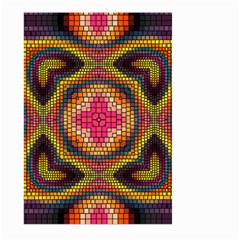 Kaleidoscope Art Pattern Ornament Large Garden Flag (two Sides) by Pakrebo