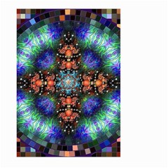 Mosaic Kaleidoscope Form Pattern Large Garden Flag (two Sides) by Pakrebo