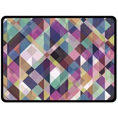 Geometric Sense Double Sided Fleece Blanket (large)  by WensdaiAmbrose