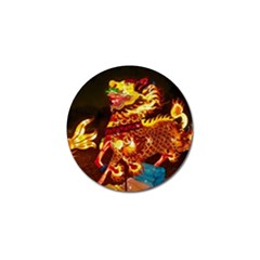 Dragon Lights Golf Ball Marker by Riverwoman