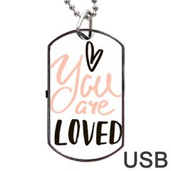 You Are Loved Dog Tag Usb Flash (one Side) by alllovelyideas