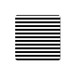 Black Stripes Square Magnet by snowwhitegirl