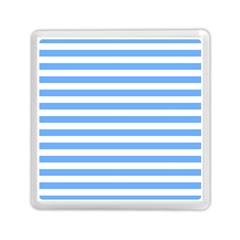 Blue Stripes Memory Card Reader (square) by snowwhitegirl