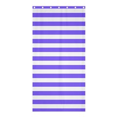 Lilac Purple Stripes Shower Curtain 36  X 72  (stall)  by snowwhitegirl