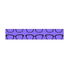 Nerdy Glasses Purple Flano Scarf (mini) by snowwhitegirl