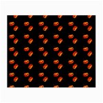 Kawaii Pumpkin Black Small Glasses Cloth (2-Side) Front