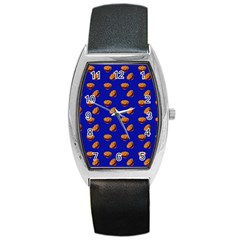 Kawaii Chips Blue Barrel Style Metal Watch by snowwhitegirl