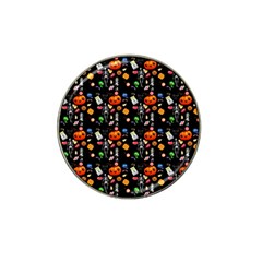 Halloween Treats Pattern Black Hat Clip Ball Marker by snowwhitegirl