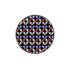 Colorful Cherubs Black Hat Clip Ball Marker (4 Pack) by snowwhitegirl