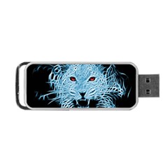 Animals Leopard Fractal Photoshop Portable Usb Flash (two Sides) by Pakrebo