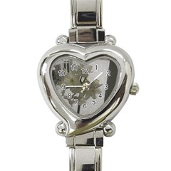 Paperwhite Heart Italian Charm Watch by Riverwoman