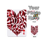 Abstract Geometric Art Fractal Playing Cards 54 (Mini) Front - Heart9