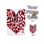 Abstract Geometric Art Fractal Playing Cards 54 (Mini) Front - Heart10