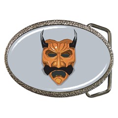 Mask India South Culture Belt Buckles by Sudhe