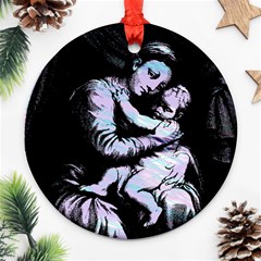 Mother Mary Ornament (round) by snowwhitegirl