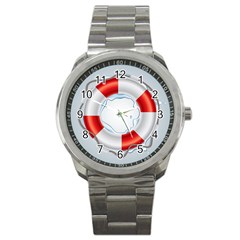 Spare Tire Icon Vector Sport Metal Watch by Sudhe