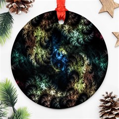 Abstract Digital Art Fractal Ornament (round) by Sudhe