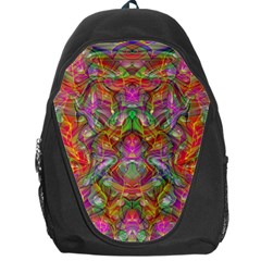 Background Psychedelic Colorful Backpack Bag by Sudhe