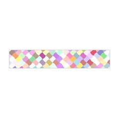 Mosaic Colorful Pattern Geometric Flano Scarf (mini) by Mariart