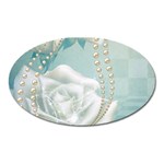 Wonderful Roses In Soft Colors Oval Magnet Front