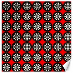 Darts Dart Board Board Target Game Canvas 20  X 20  by Pakrebo