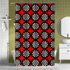 Darts Dart Board Board Target Game Shower Curtain 48  X 72  (small)  by Pakrebo