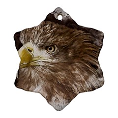 Sea Eagle Raptor Nature Predator Ornament (snowflake) by Pakrebo