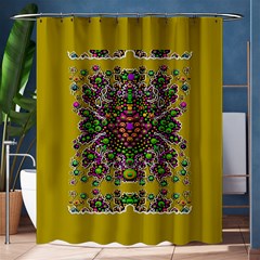 Ornate Dots And Decorative Colors Shower Curtain 60  X 72  (medium)  by pepitasart