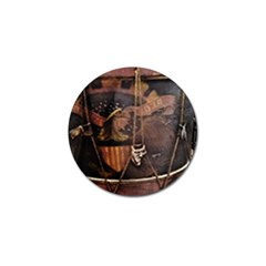 Grand Army Of The Republic Drum Golf Ball Marker by Riverwoman