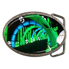 Dragon Lights Panda Belt Buckles by Riverwoman