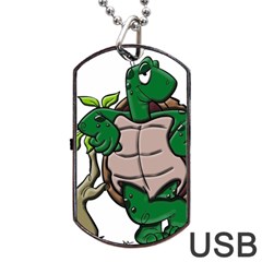 Amphibian Animal Cartoon Reptile Dog Tag Usb Flash (two Sides) by Sudhe