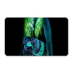 Digital Art Woman Body Part Photo Magnet (rectangular) by dflcprintsclothing