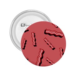 Funny Bacon Slices Pattern Infidel Vintage Red Meat Background  2 25  Buttons by genx