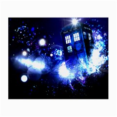 Tardis Background Space Small Glasses Cloth by Sudhe