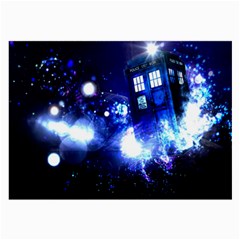 Tardis Background Space Large Glasses Cloth by Sudhe