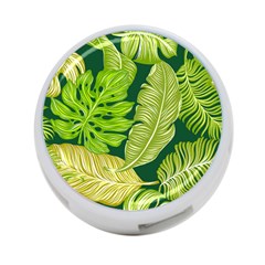 Tropical Green Leaves 4-port Usb Hub (two Sides) by snowwhitegirl