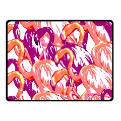 Flamingos Fleece Blanket (small) by StarvingArtisan