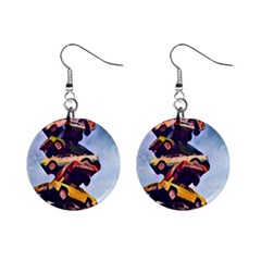 Pretty Colors Cars Mini Button Earrings by StarvingArtisan