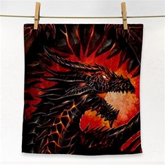 Dragon Face Towel by Sudhe