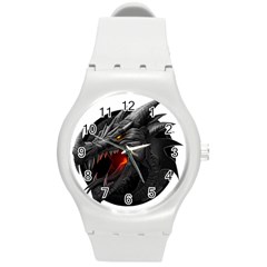 Dragon City Round Plastic Sport Watch (m) by Sudhe