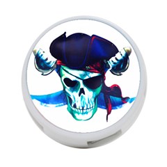 Skull Pirates Symbol Skeleton 4-port Usb Hub (two Sides) by Sudhe