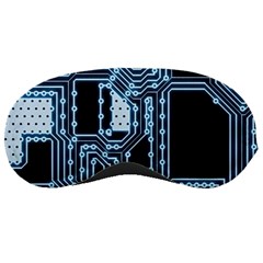 Circuit Pcb Tile Tiling Computer Sleeping Masks by Pakrebo