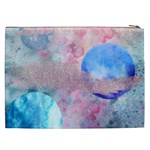 Abstract clouds and moon Cosmetic Bag (XXL) Back