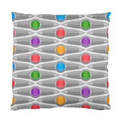 Seamless Pattern Background Abstract Circle Standard Cushion Case (two Sides)