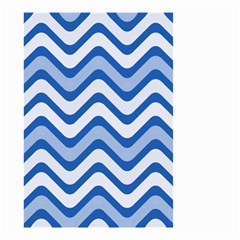 Waves Wavy Lines Small Garden Flag (two Sides)