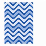 Waves Wavy Lines Small Garden Flag (Two Sides) Front