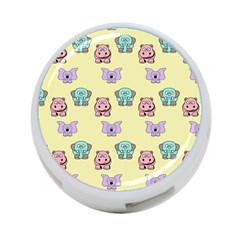 Animals Pastel Children Colorful 4-port Usb Hub (one Side)