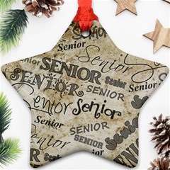 Graduation School Celebration Star Ornament (two Sides)