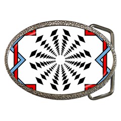 Star Illusion Mandala Belt Buckles by HermanTelo